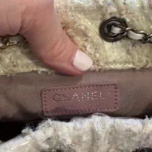 CHANEL | Bags | Chanel Gabrielle White Pvc Tweed Mini  display picture 3
